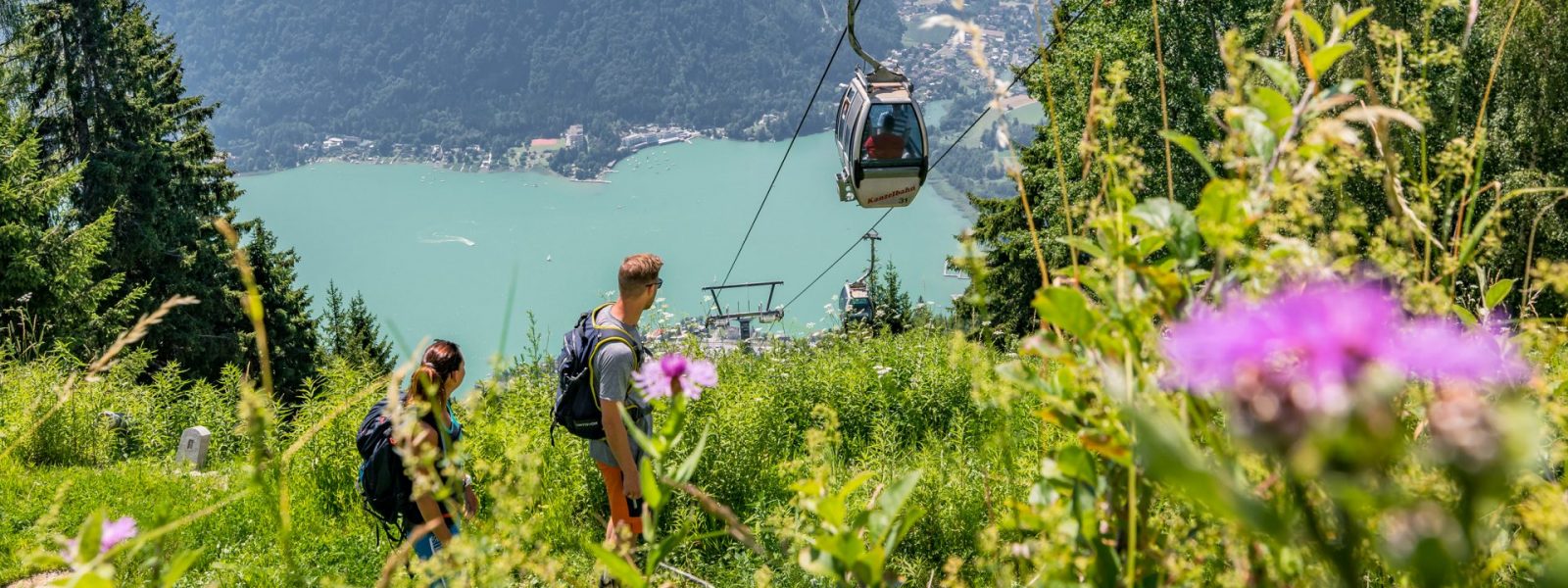 Per Seilbahn auf die Gerlitzen Alpe