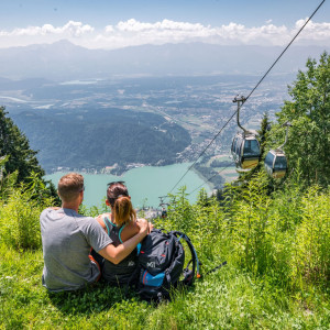 Per Seilbahn auf die Gerlitzen Alpe