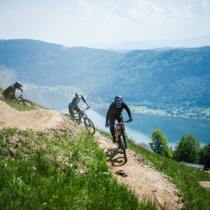 Der PROlitzen Trail - gedacht ausschließlich für erfahrene Mountainbiker - führt von der Kanzelhöhe bis zur Talstation der Kanzelbahn