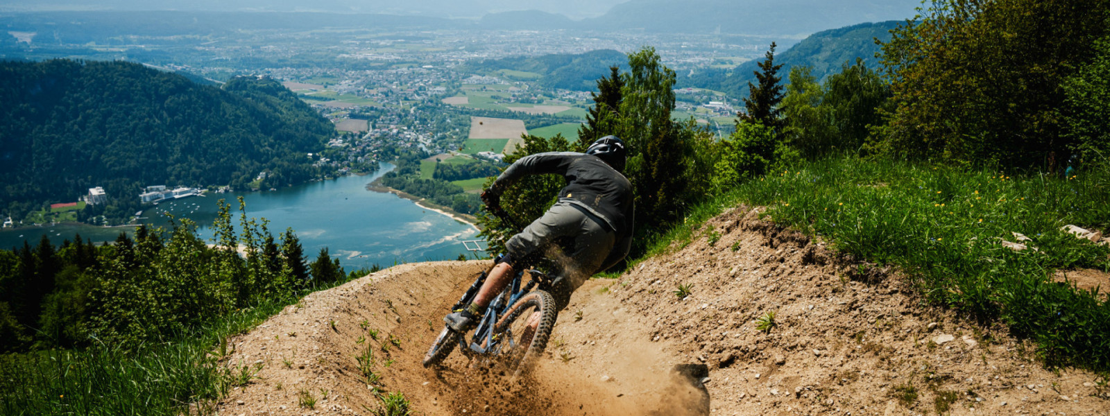 Der PROlitzen Trail - gedacht ausschließlich für erfahrene Mountainbiker - führt von der Kanzelhöhe bis zur Talstation der Kanzelbahn