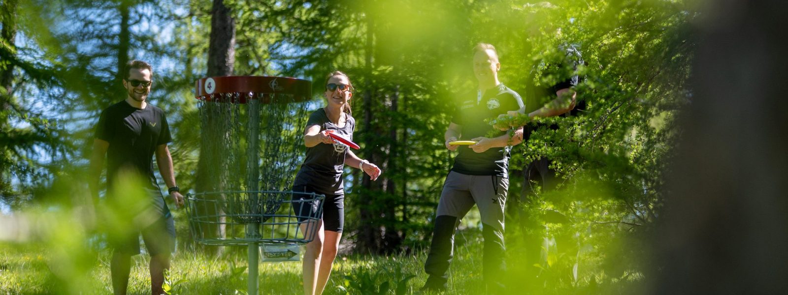 Discgolf - ein weiteres Angebot auf der Petzen