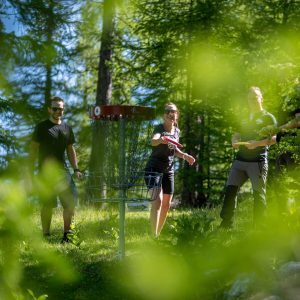 Discgolf - ein weiteres Angebot auf der Petzen