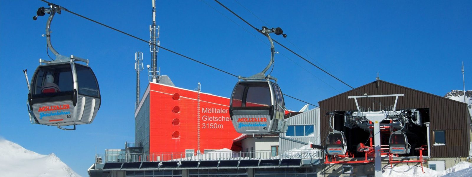 Die Bergstation der Eisseebahn auf 2.800 m