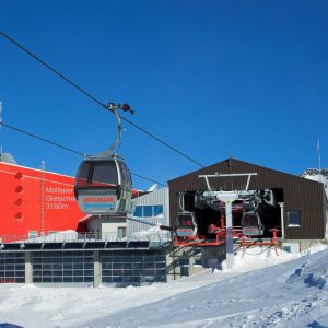 Die Bergstation der Eisseebahn auf 2.800 m