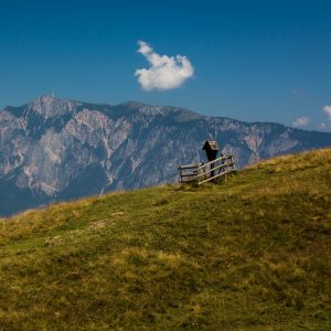 Almstimmung mit Blick auf den Dobratsch