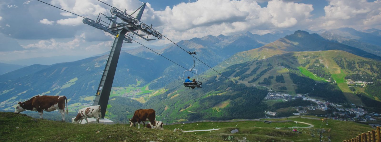 Ausblick oben am Aineck (2.220 m)