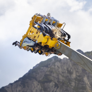 Die riesige Almschaukel "Dondolo" auf der Tressdorfer Alm am Nassfeld