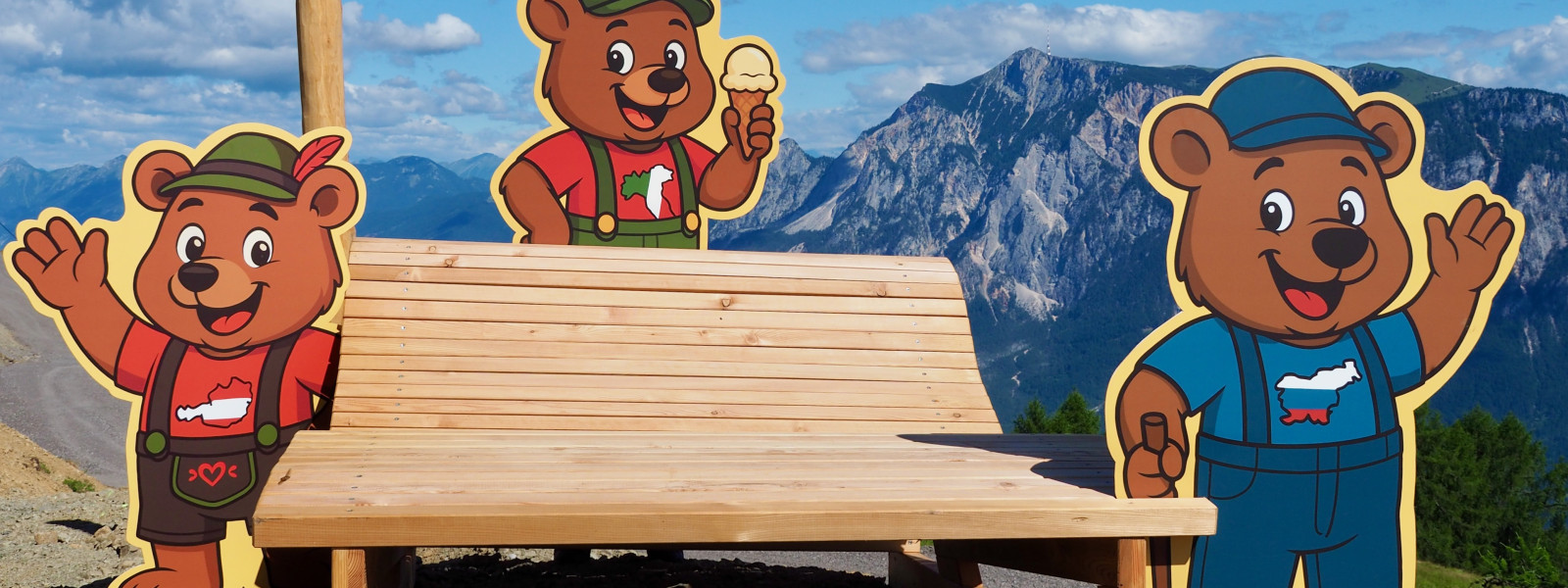 Familien-Erlebnisweg Drei-Länder-Bär am Dreiländereck