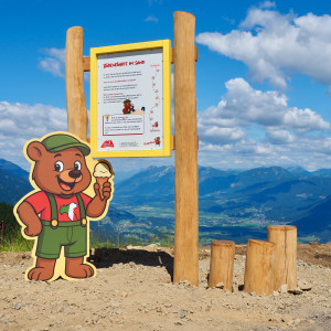 Familien-Erlebnisweg Drei-Länder-Bär am Dreiländereck
