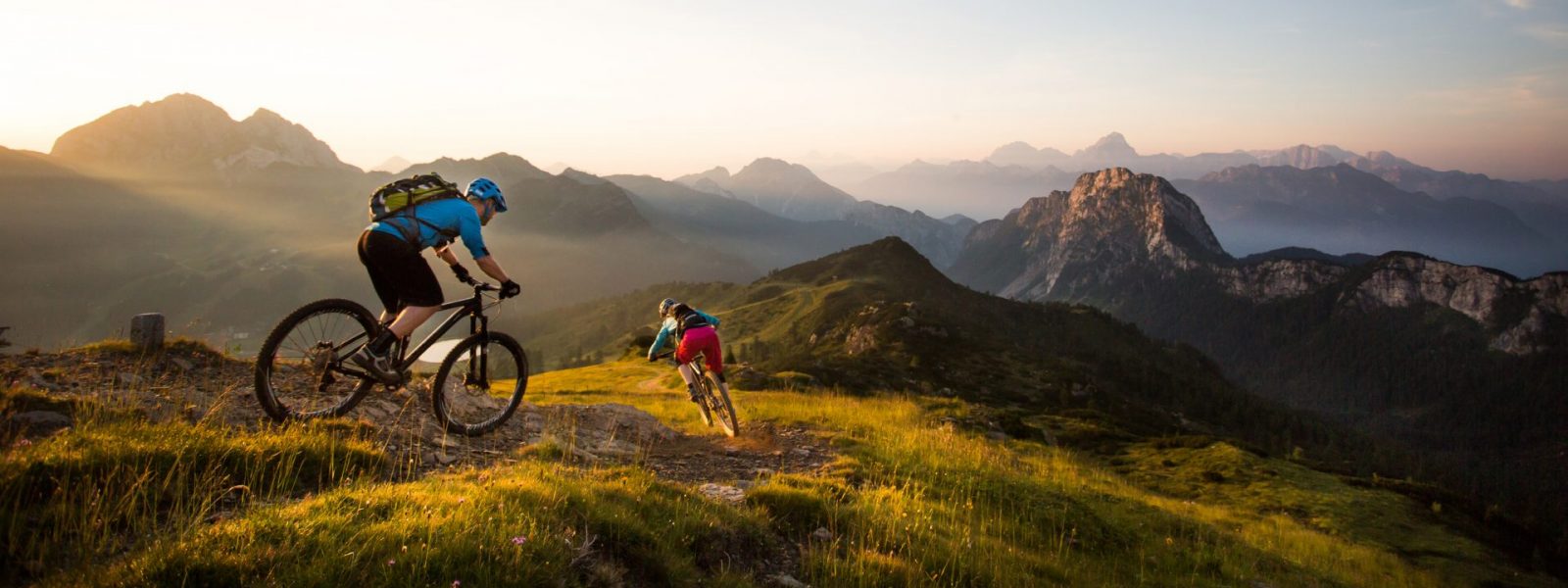 Mountainbiker am Nassfeld