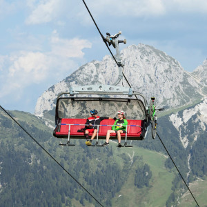 Nassfeld - per Sesselbahn oder Kabinenbahn zum Bikeerlebnis