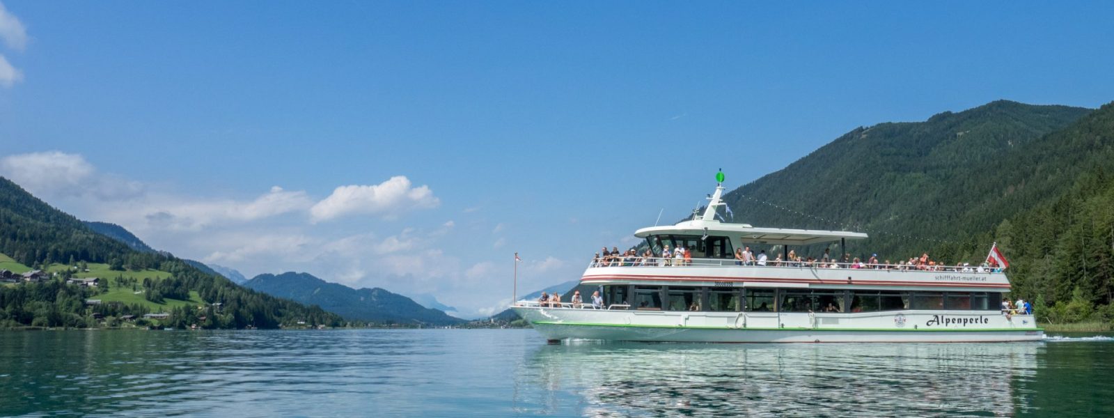 Die Alpenperle - das größte und modernste der Schiffe am Weissensee