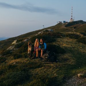 Das Goldeck - Wandern über der Waldgrenze. Im Hintergrund der Gipfel | Foto: Goldeck Bergbahnen/Sam Strauss