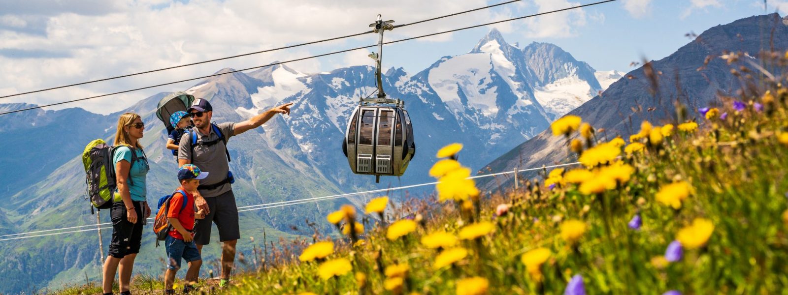 Familien-Bergerlebnis mit Großglockner-Blick am Schareck in Heiligenblut