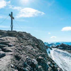 Das Schareck (3.123 m) - der höchste Punkt am Mölltaler Gletscher