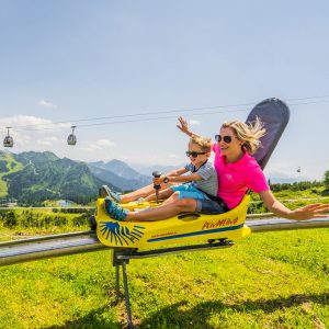 Nassfeld - die Sommerrodelbahn Pendolino beim Millennium Express bietet Spaß für die ganze Familie